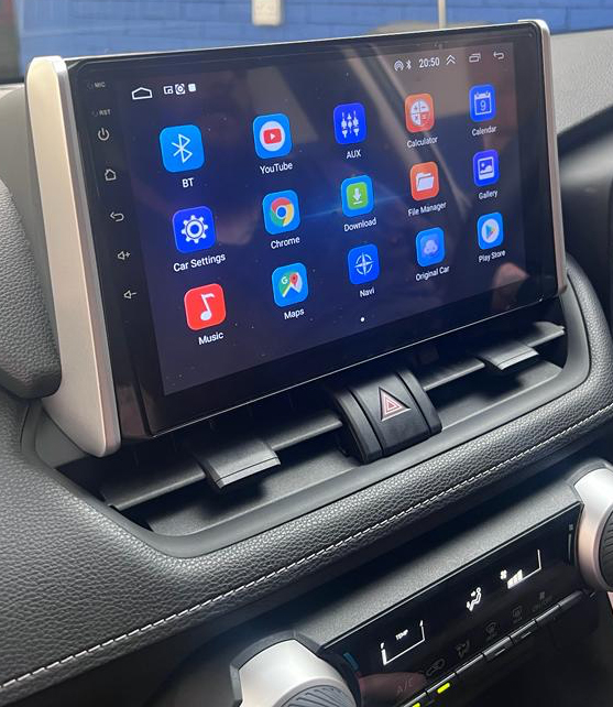 Autoradio CarPlay Android Auto Toyota RAV4 2018+ - Écran QLED GPS