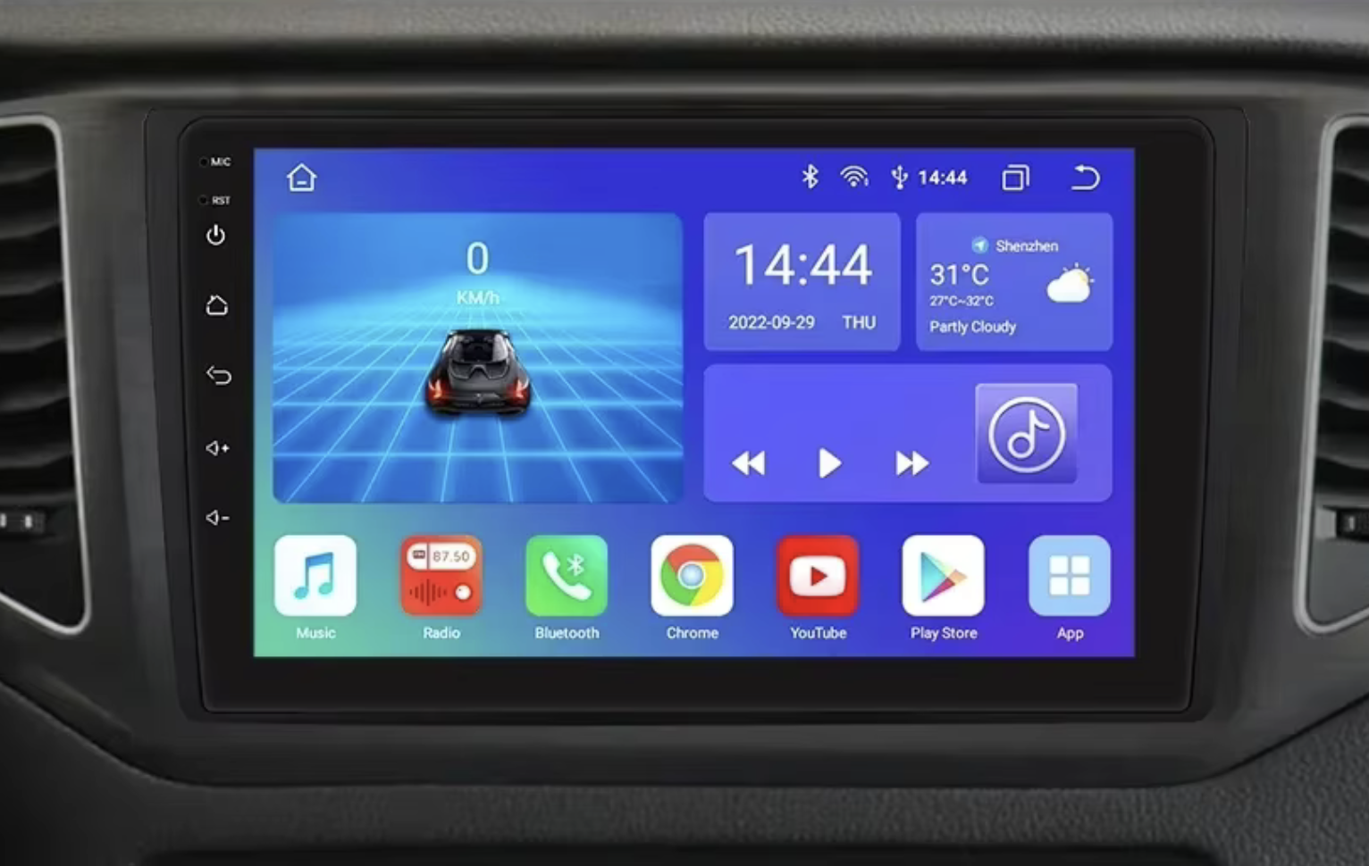 Autoradio CarPlay Android Auto Volkswagen Polo Golf Passat Tiguan T-Roc T-Cross et Arteon 2017+ - Écran QLED GPS