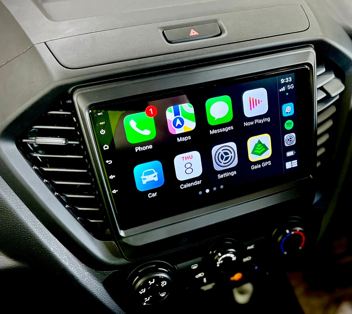 Autoradio CarPlay Android Auto Isuzu D-Max 2019+ - Écran QLED GPS