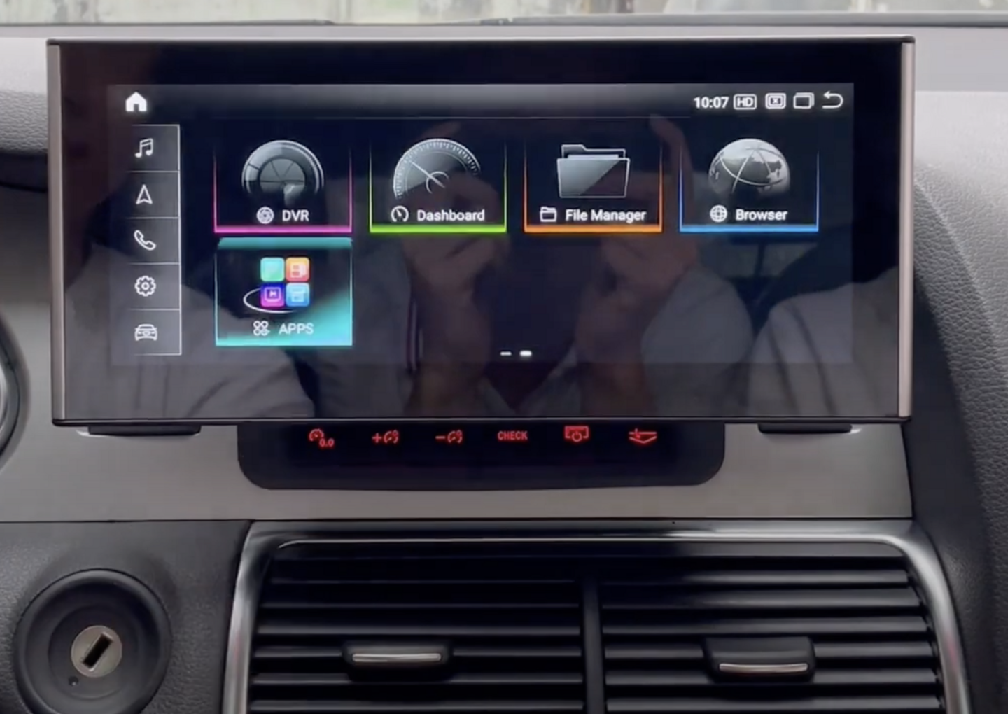 Ecran tactile 32 cm Android Auto et Apple Carplay Bluetooth Audi Q7 de 2005 à 2015