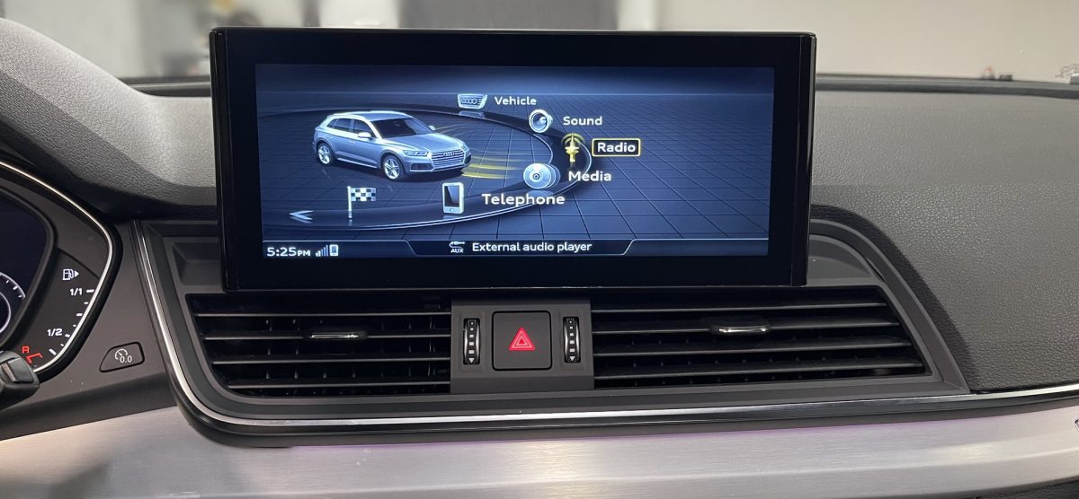 Ecran tactile 32 cm Android Auto et Apple Carplay Bluetooth Audi Q5 de 2018 à 2020