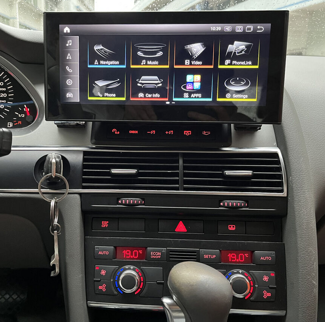 Ecran tactile 32 cm Android Auto et Apple Carplay Bluetooth Audi A6 de 2005 à 2011