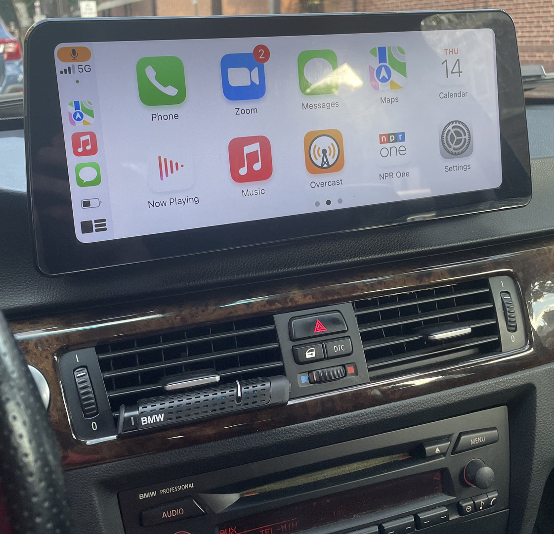 Ecran tactile 32 cm Android Auto et Apple Carplay Bluetooth BMW Série 3 E90 de 2005 à 2012