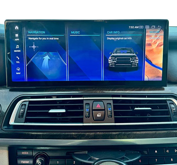 Ecran tactile 32 cm Android Auto et Apple Carplay Bluetooth BMW Série 7 de 2009 à 2015