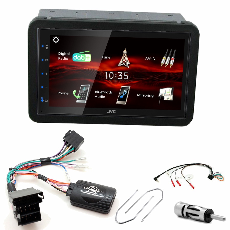 Autoradio JVC CarPlay Alfa Romeo 159, Brera et Spider + Kit complet