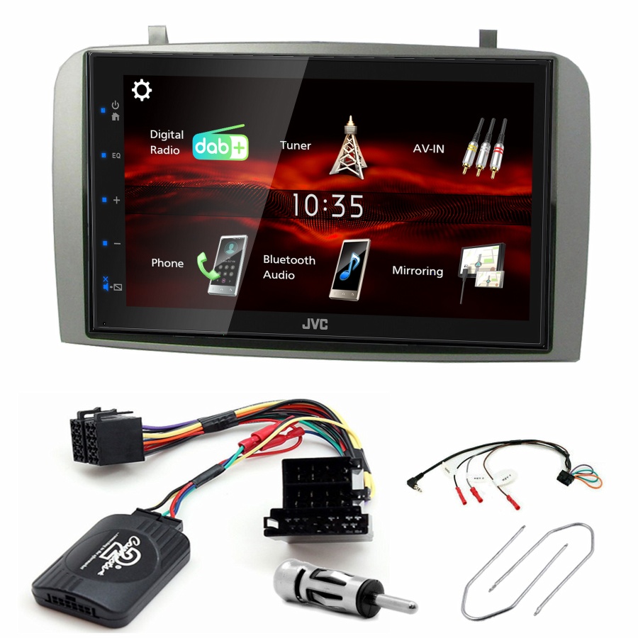 Autoradio JVC CarPlay Alfa Romeo 147 et GT + Kit complet