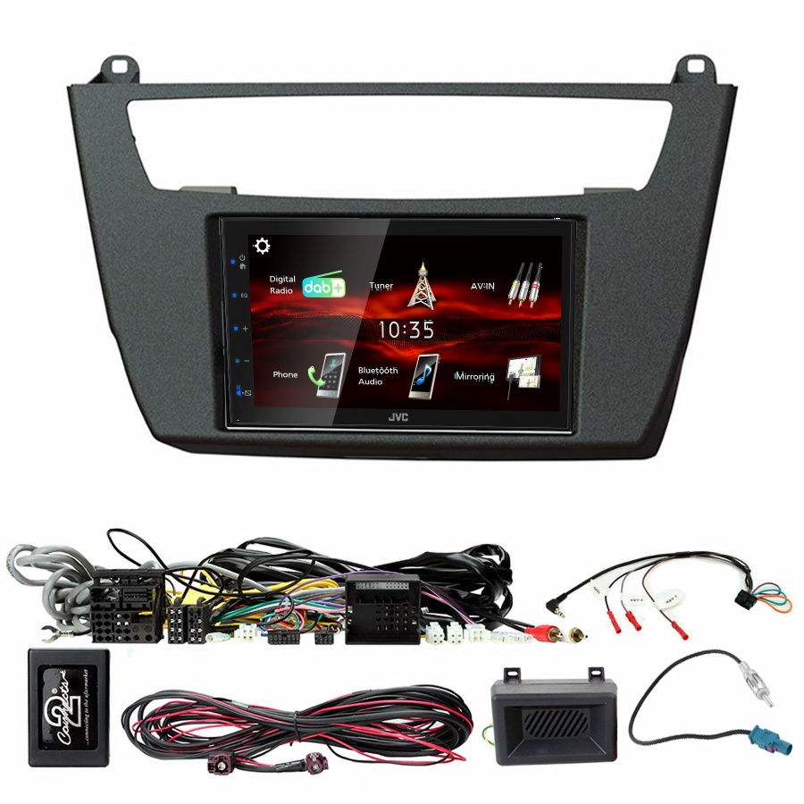 Autoradio JVC CarPlay BMW Série 1 de 2012 à 2016 et Série 2 de 2014 à 2019 + Kit complet