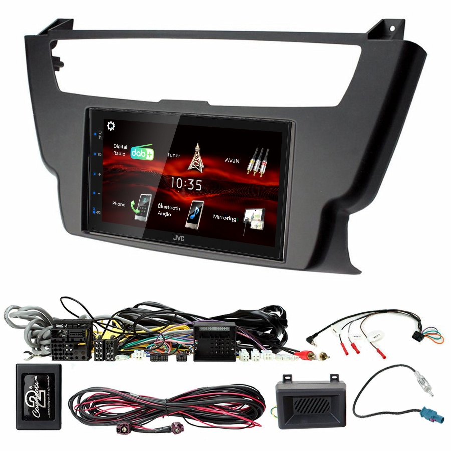 Autoradio JVC CarPlay BMW Série 3 et BMW Série 4 de 2012 à 2016 + Kit complet