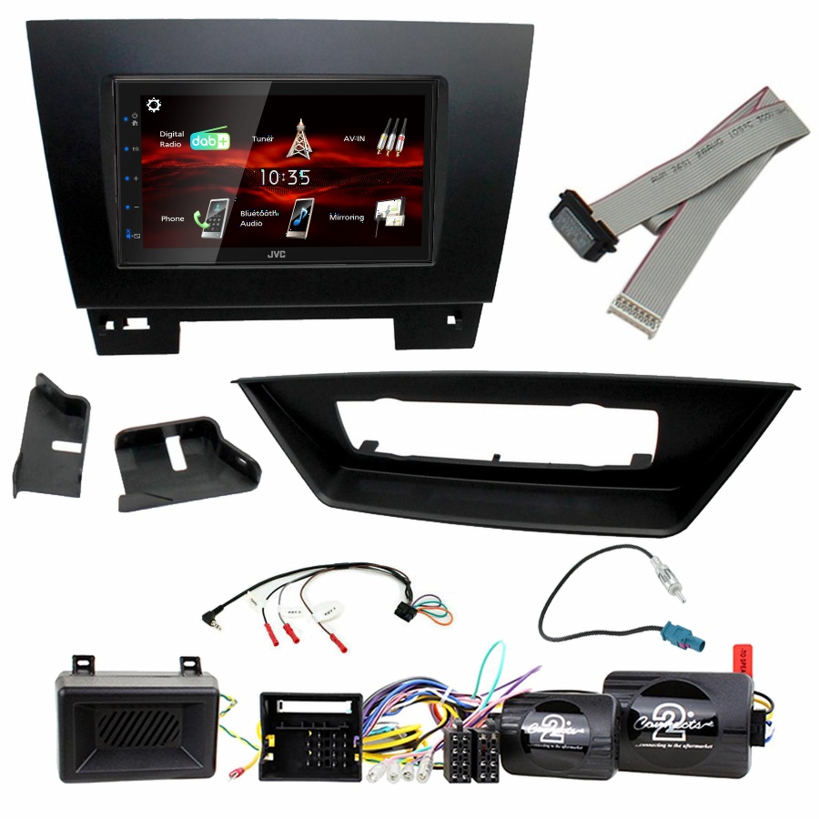 Autoradio JVC CarPlay BMW X1 de 2009 à 2015 + Kit complet