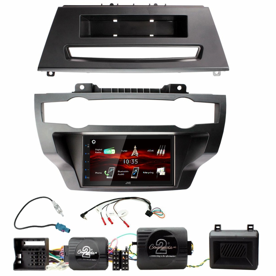 Autoradio JVC CarPlay BMW X5 et BMW X6 de 2007 à 2014 + Kit complet