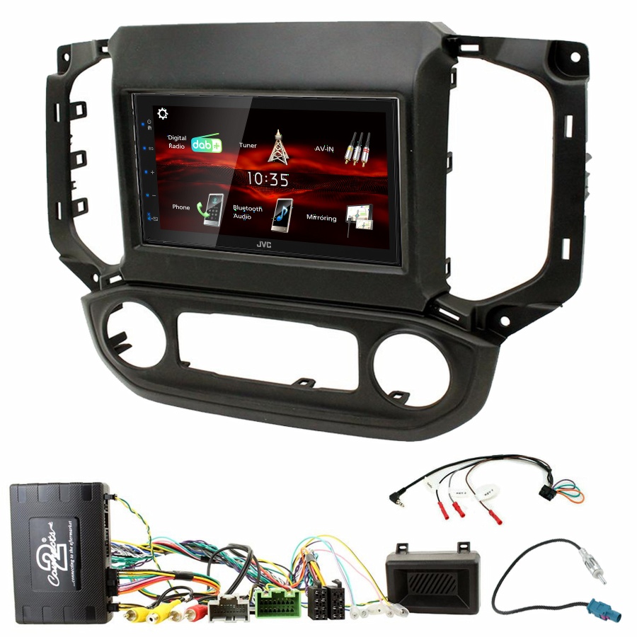 Autoradio JVC CarPlay Chevrolet Colorado et S10 de 2016 à 2023 + Kit complet