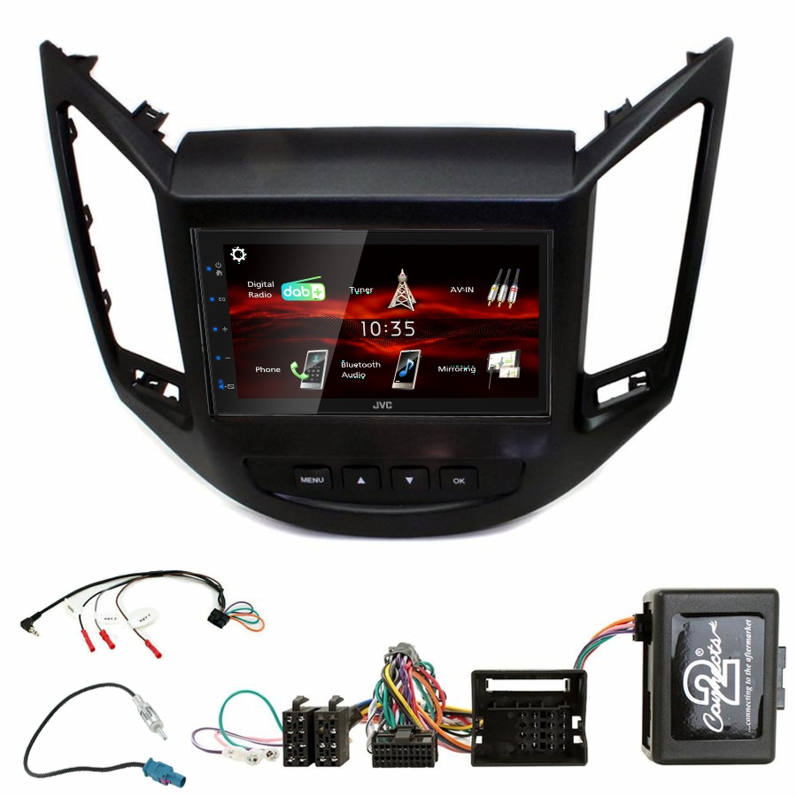 Autoradio JVC CarPlay Chevrolet Orlando de 10/2010 à 2018 + Kit complet