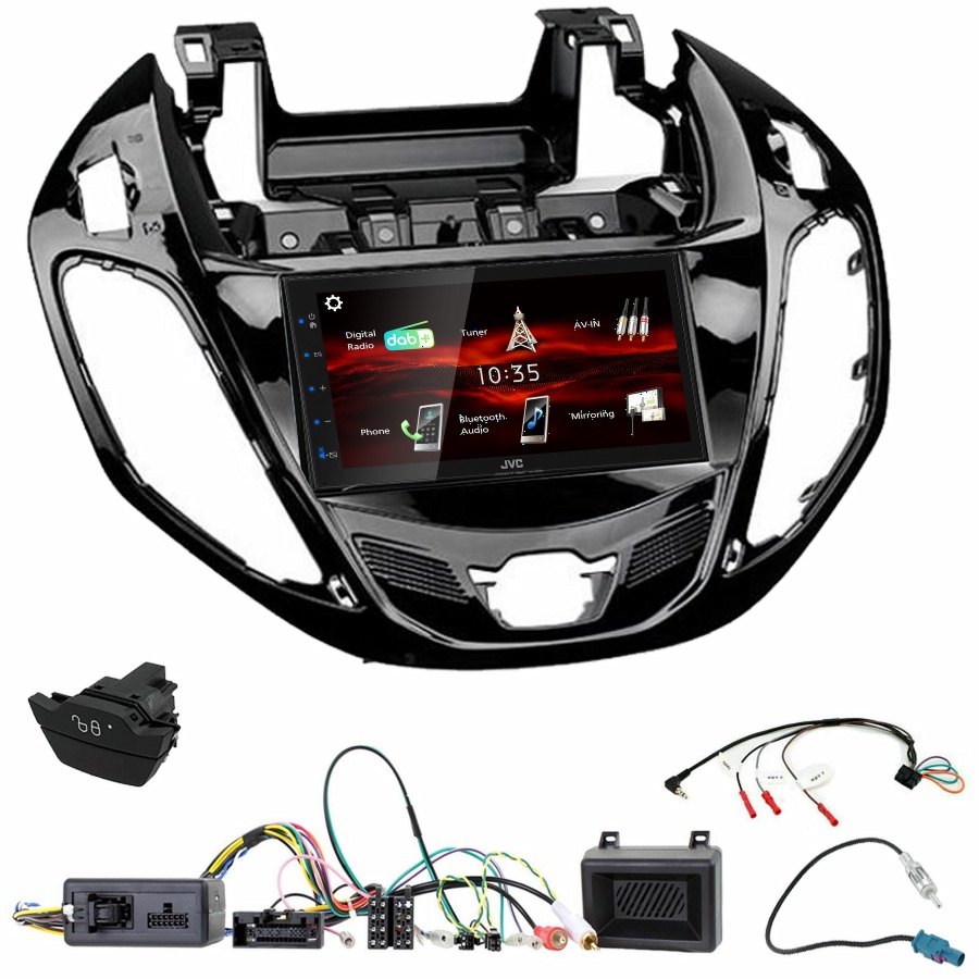 Autoradio JVC CarPlay Ford B-Max de 2012 à 2017 + Kit complet