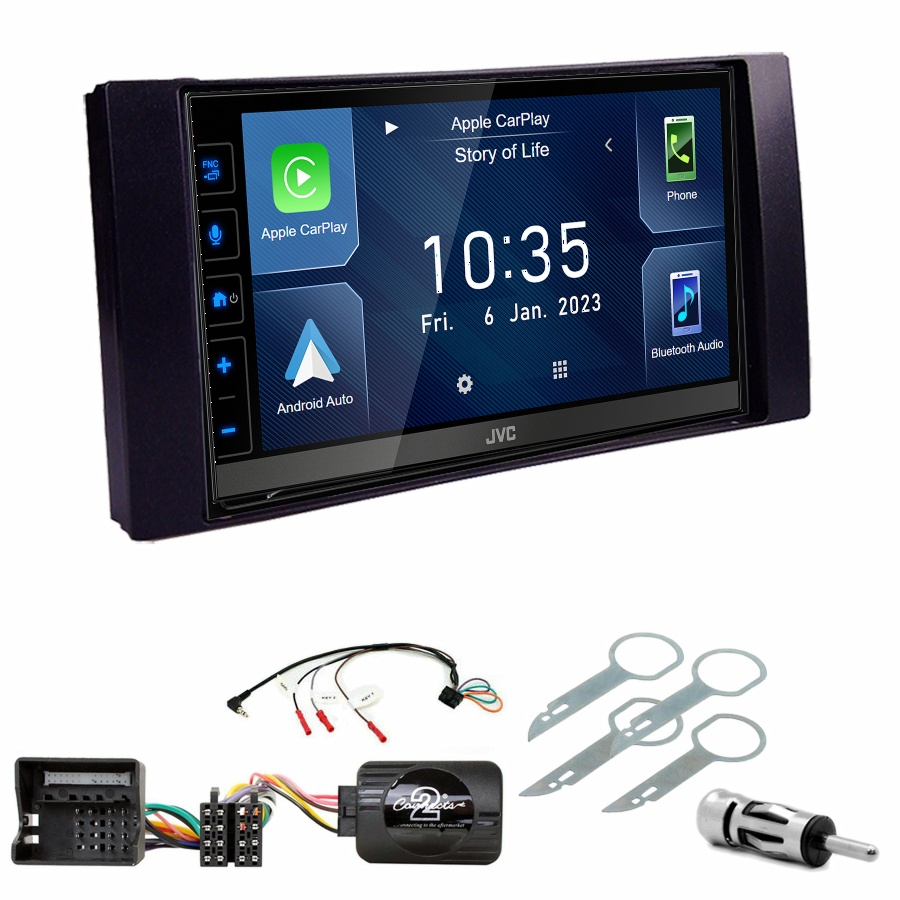 Autoradio DSP Per Ford (Mondeo, Focus, Kuga, C-Max, S-Max, Fusion, Transit, Galaxy) Con Carplay E Android Auto Wireless, Schermo 7'' IPS 1080P, Comandi Al Volante, 3 Anni Di Garanzia