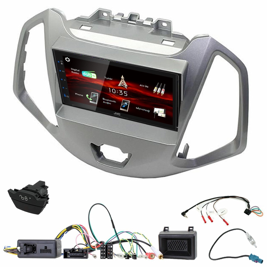 Autoradio JVC CarPlay Ford EcoSport de 2012 à 2017 + Kit complet