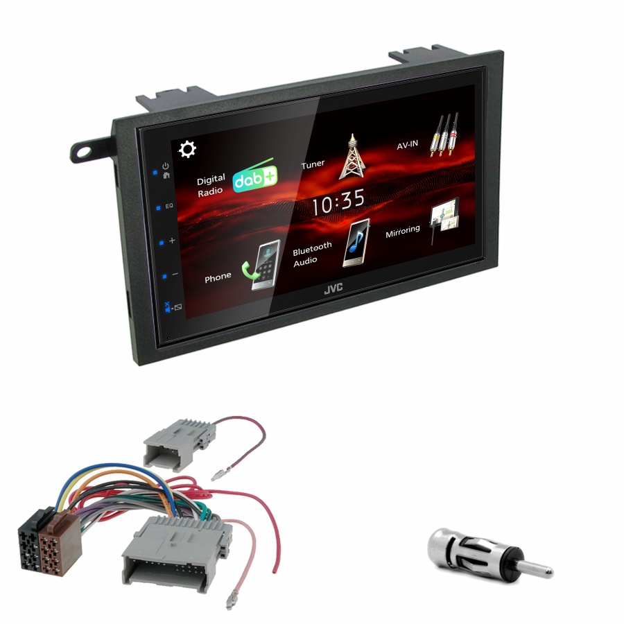Autoradio JVC CarPlay Hummer H2 de 2003 à 2007 + Kit complet