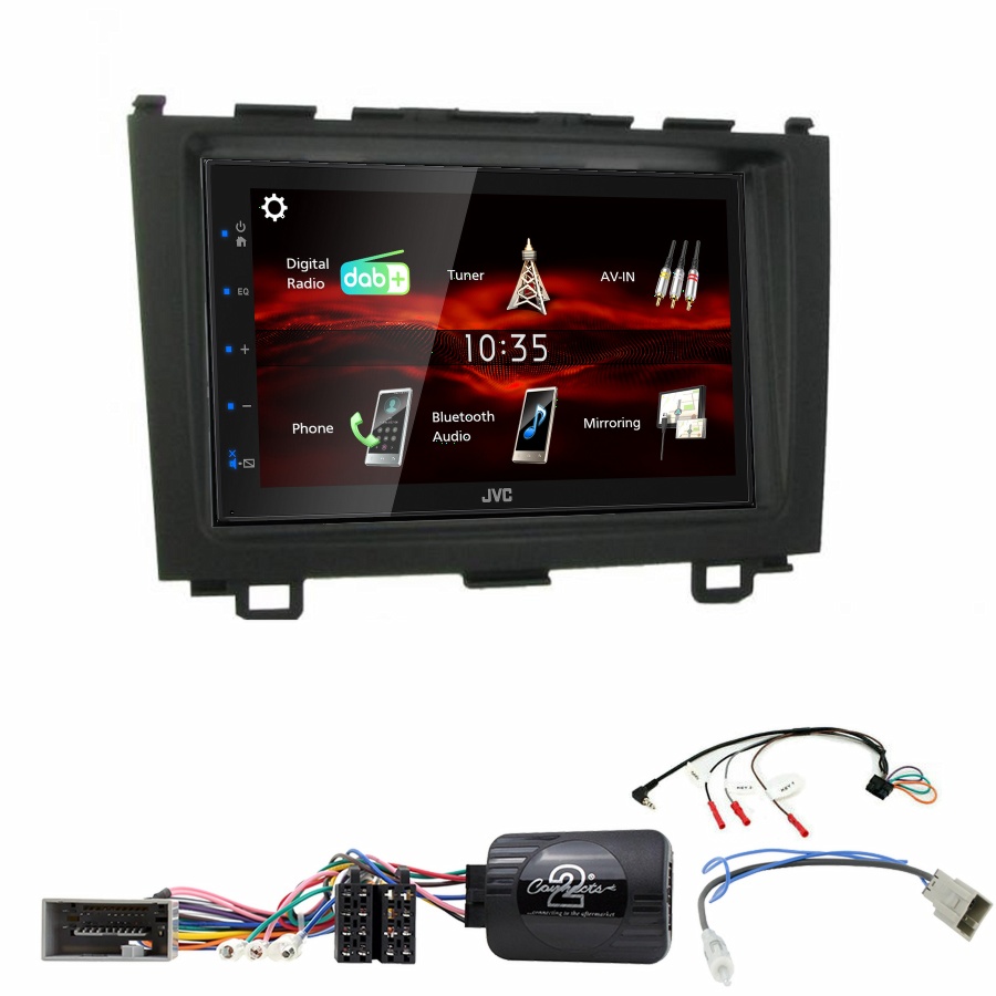 Autoradio JVC CarPlay Honda CR-V de 2006 à 2012 + Kit complet