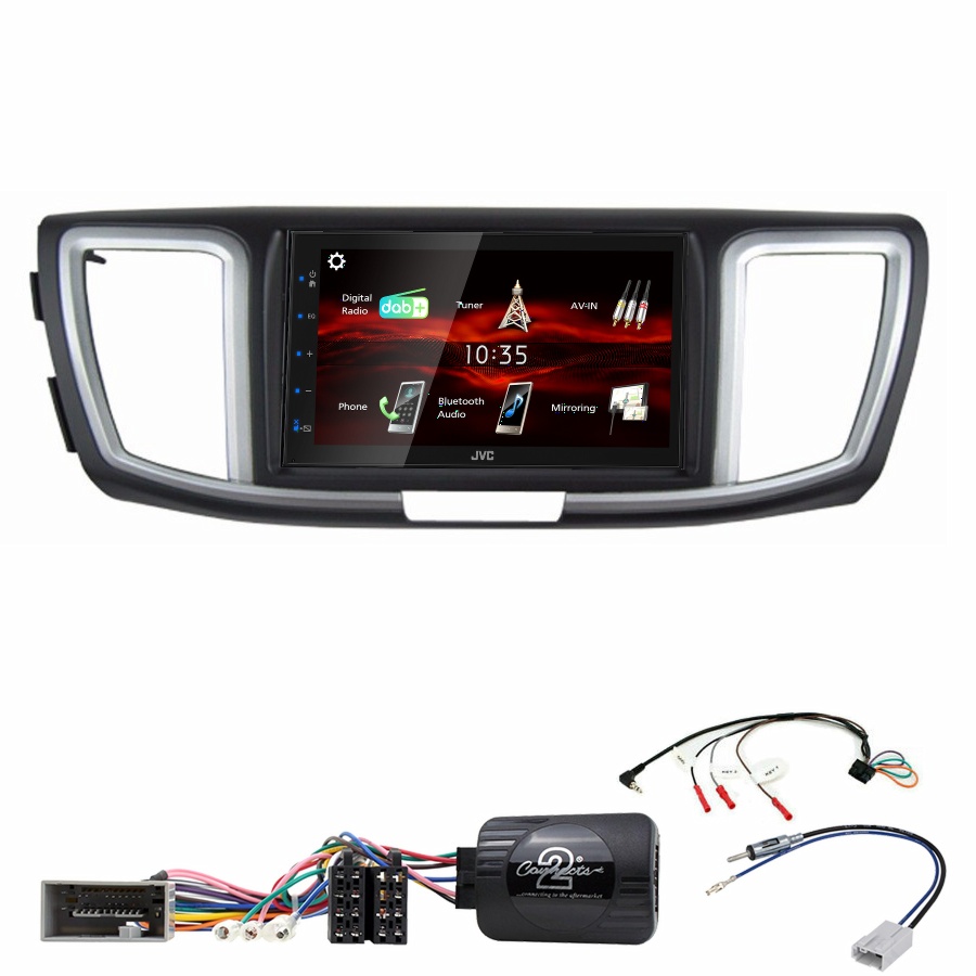Autoradio JVC CarPlay Honda Accord de 2013 à 2019 + Kit complet