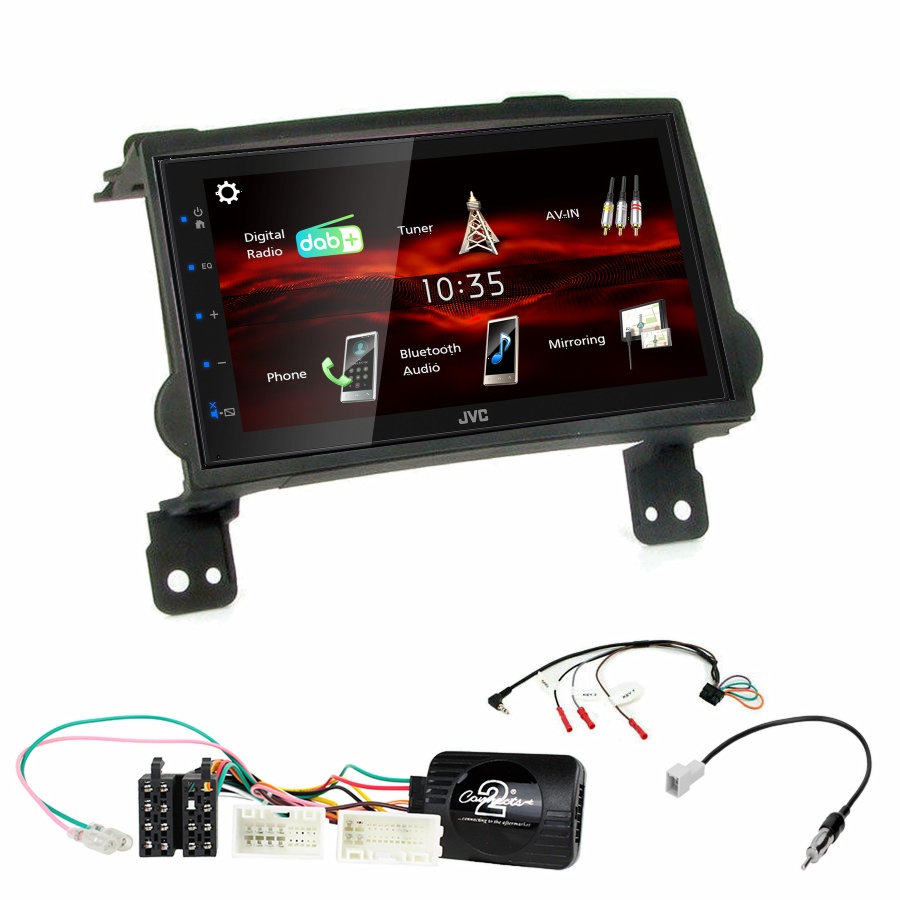 Autoradio JVC CarPlay Hyundai H1 de 2008 à 2015 + Kit complet