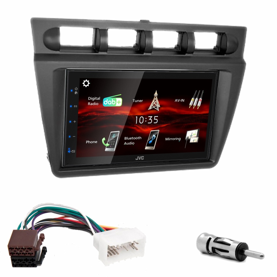 Autoradio JVC CarPlay Kia Picanto de 2004 à 2007 + Kit complet