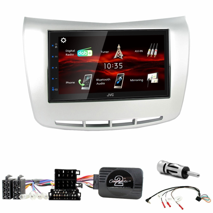 Autoradio JVC CarPlay Lancia Delta de 2009 à 2017 + Kit complet