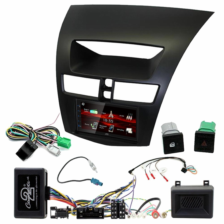 Autoradio JVC CarPlay Mazda BT50 de 2012 à 2017 + Kit complet