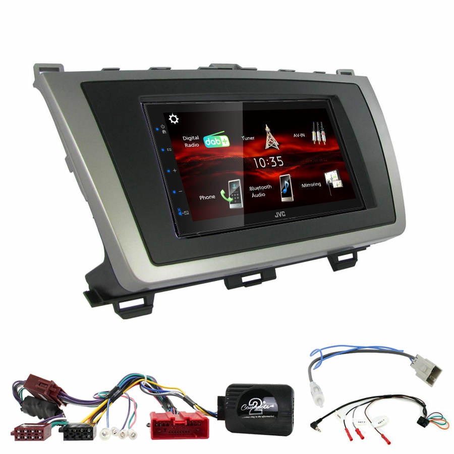 Autoradio JVC CarPlay Mazda 6 de 2008 à 2012 + Kit complet