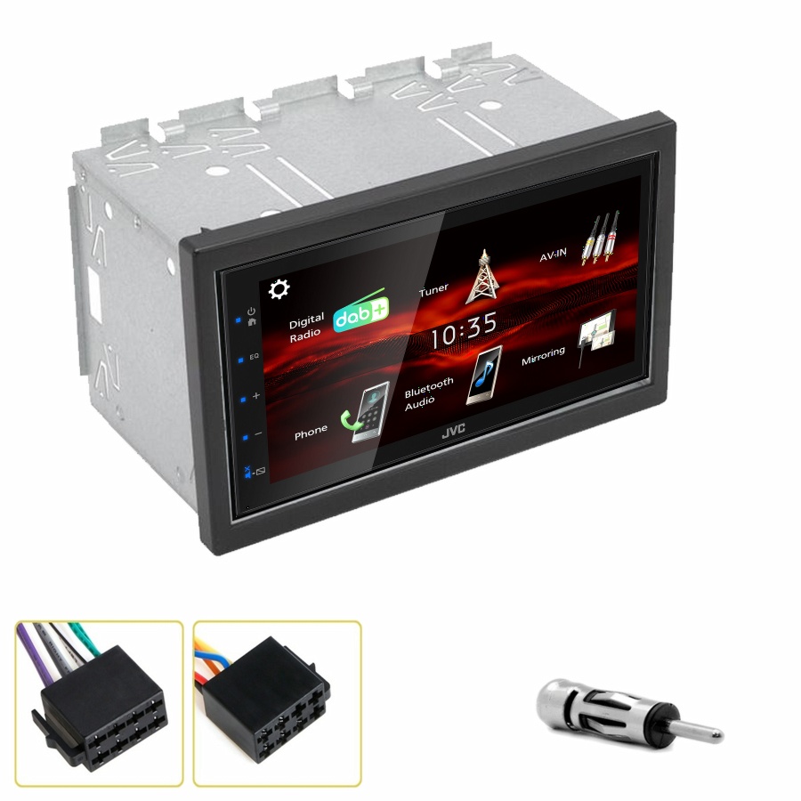 Autoradio JVC CarPlay Mercedes Vaneo et ML de 2001 à 2005 + Kit complet