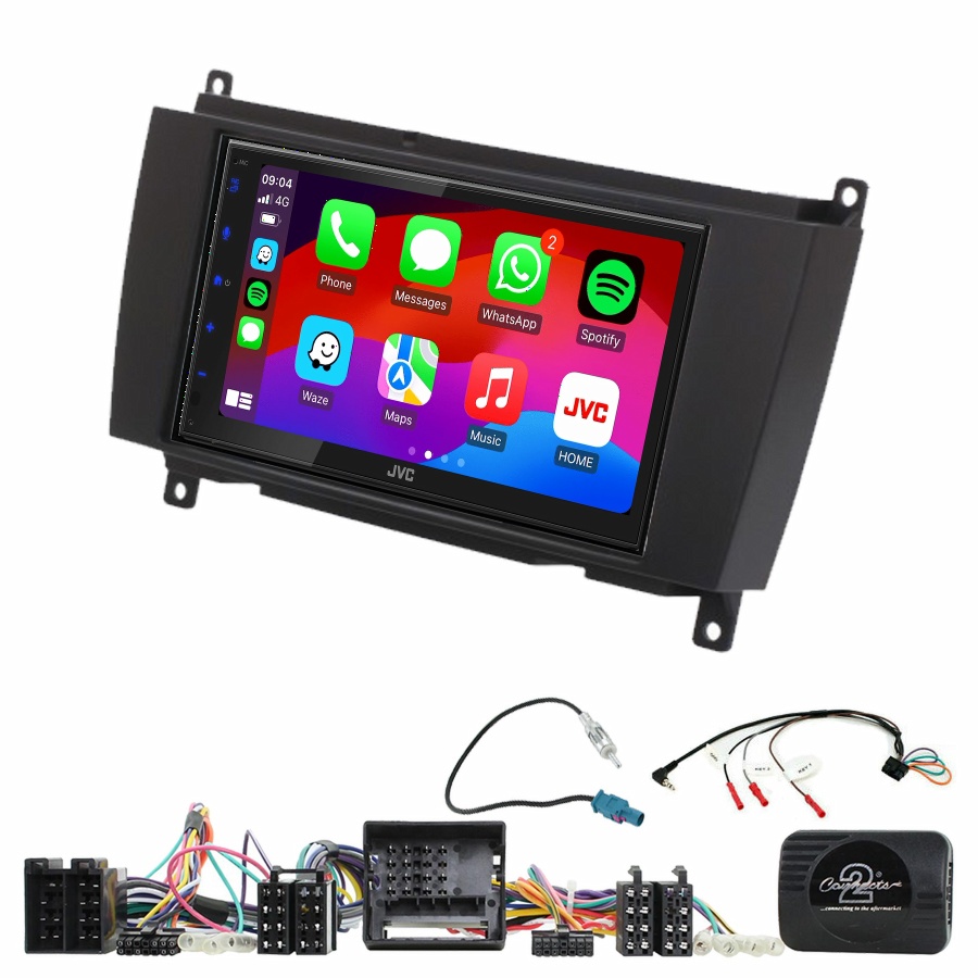 2DIN-CLK-W209--KW-M695DBW