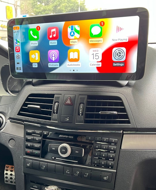Ecran tactile Android Auto et Apple Carplay Bluetooth Mercedes Classe E W207 (2 portes) de 2009 à 2012