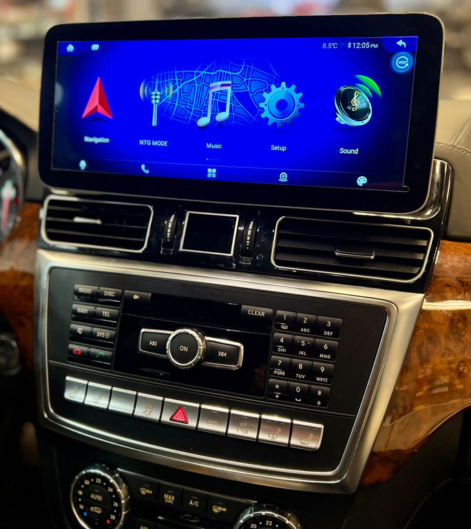 Ecran tactile 30cm Android Auto et Apple Carplay Bluetooth Mercedes ML et GL de 2012 à 2015