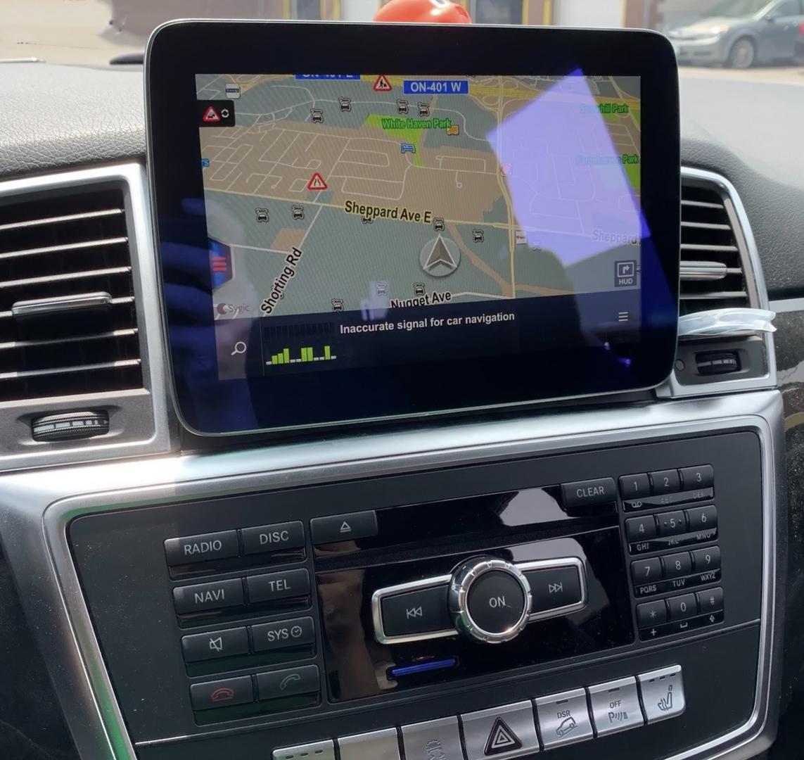 Ecran tactile Android Auto et Apple Carplay Bluetooth Mercedes ML et GL de 2012 à 2015