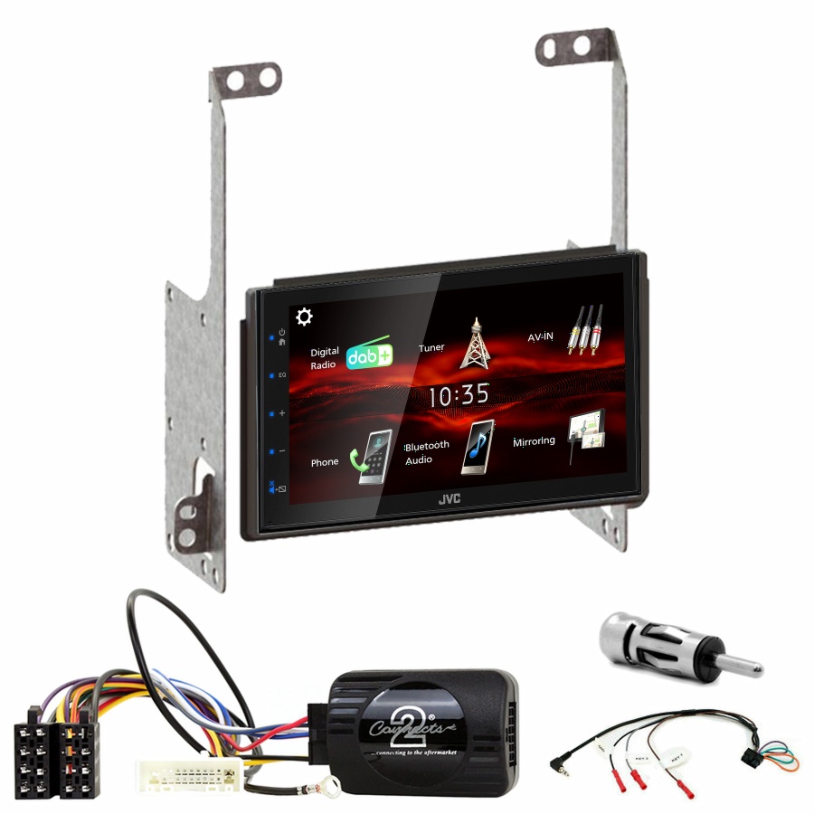 Autoradio JVC CarPlay Nissan X-Trail de 2007 à 2013 + Kit complet