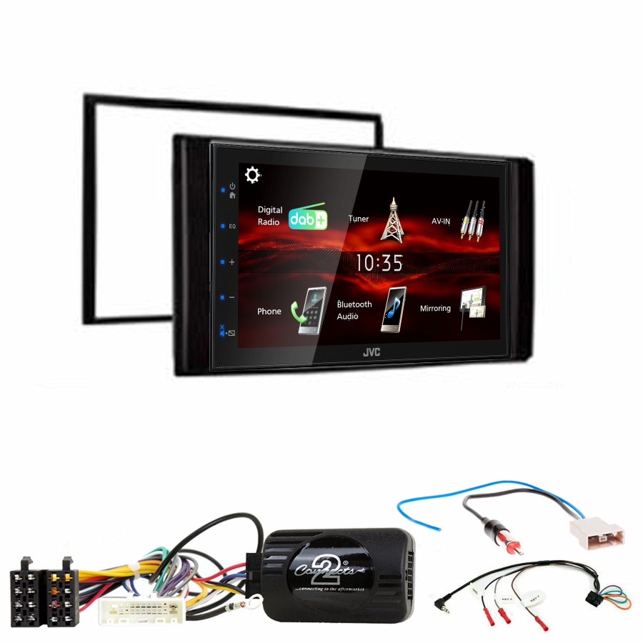 Autoradio JVC CarPlay Nissan NV200 de 2013 à 2019 + Kit complet