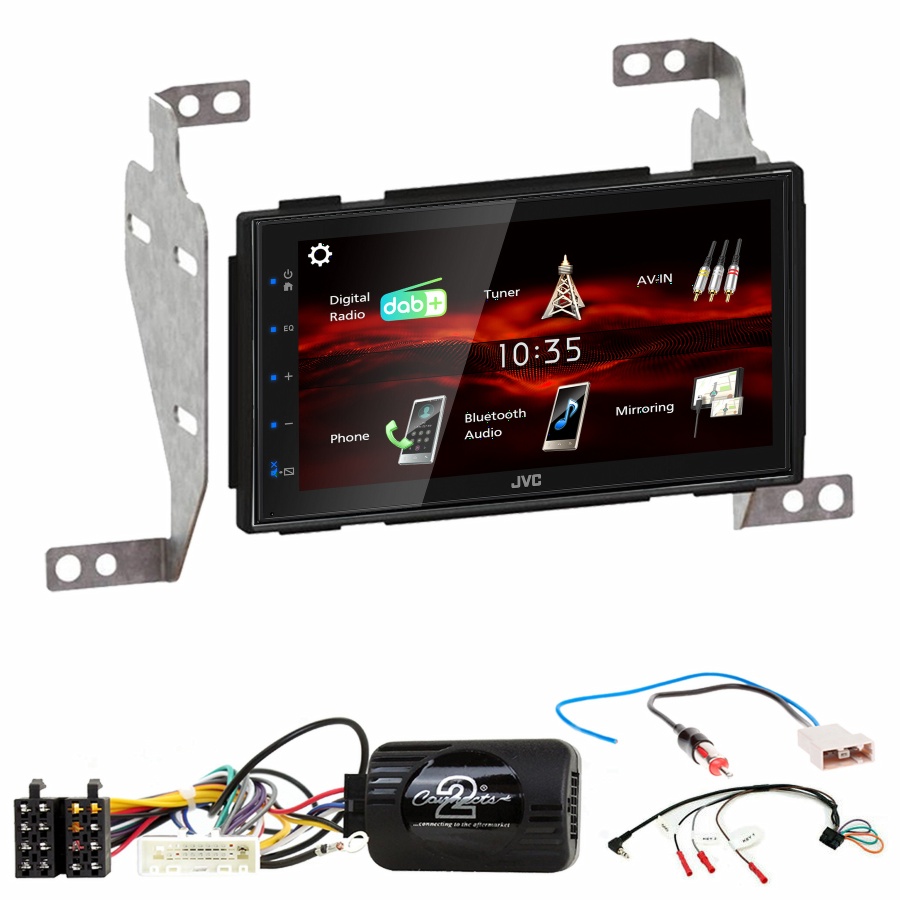 Autoradio JVC CarPlay Nissan Juke de 10/2010 à 05/2014 + Kit complet