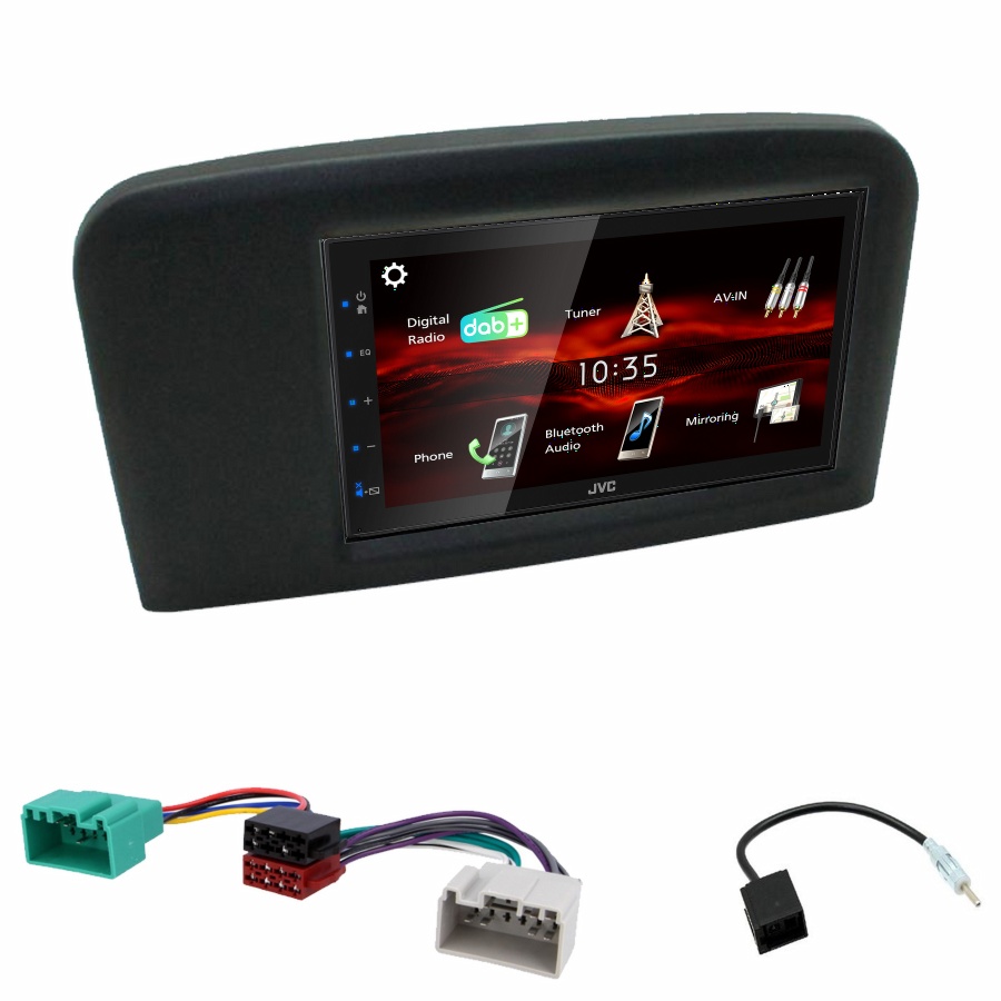 Autoradio JVC CarPlay Volvo S80 de 1998 à 2006 + Kit complet