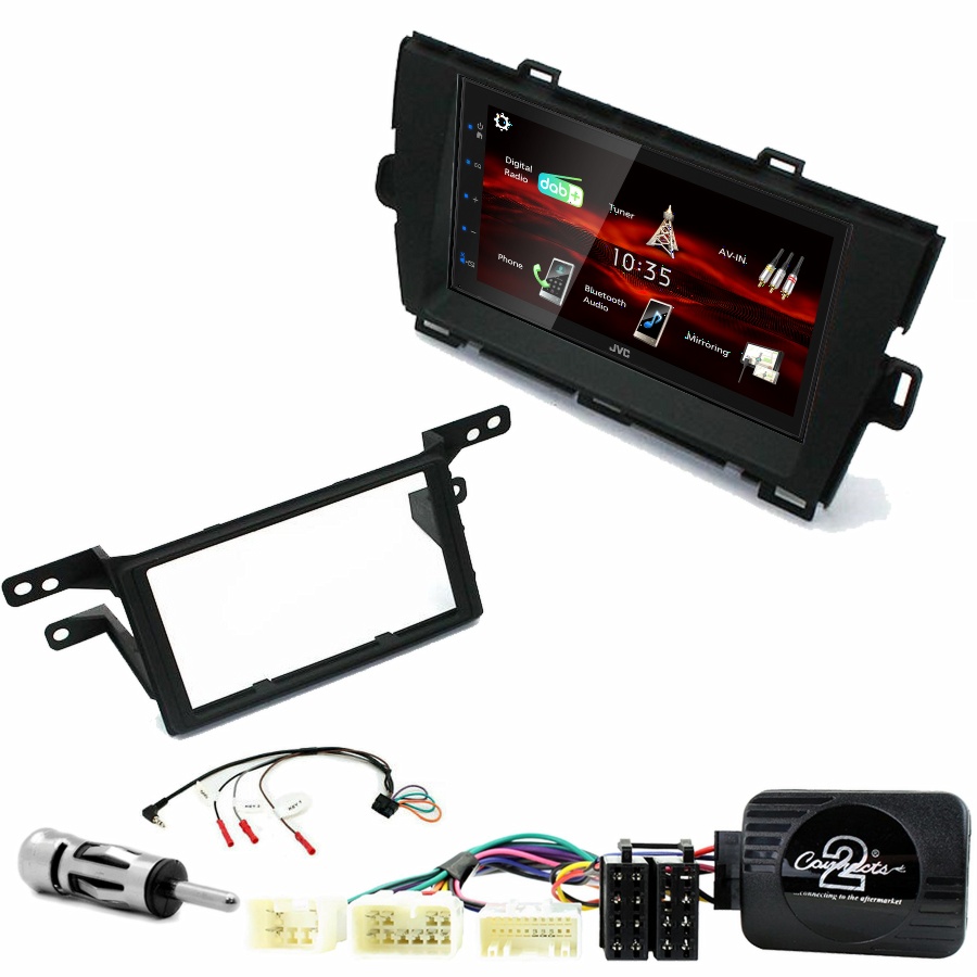 Autoradio JVC CarPlay Toyota Prius de 05/2009 à 2012 + Kit complet