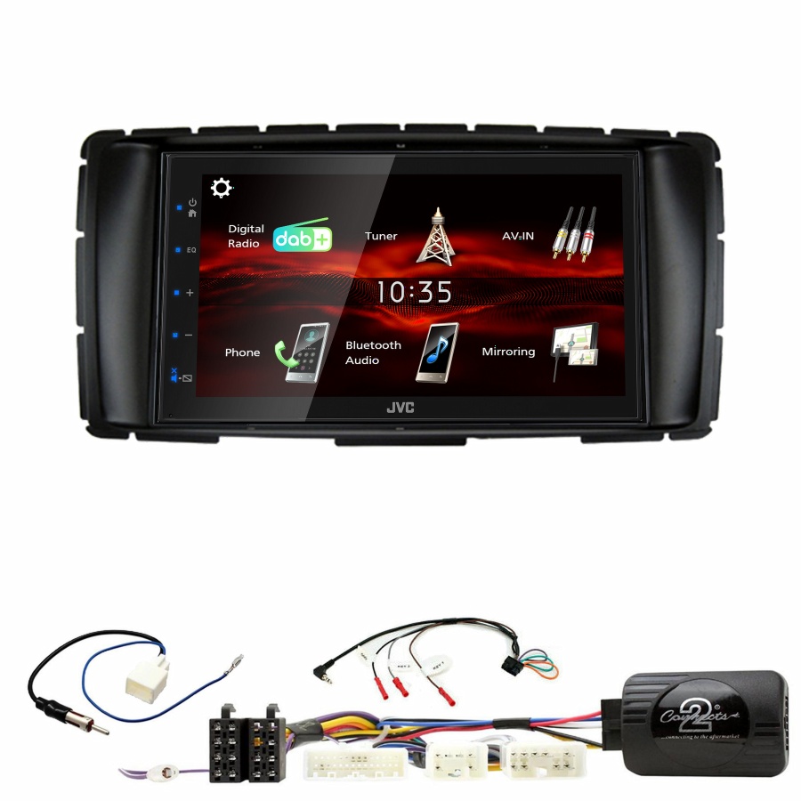 Autoradio JVC CarPlay Toyota Hilux de 2012 à 2015 + Kit complet