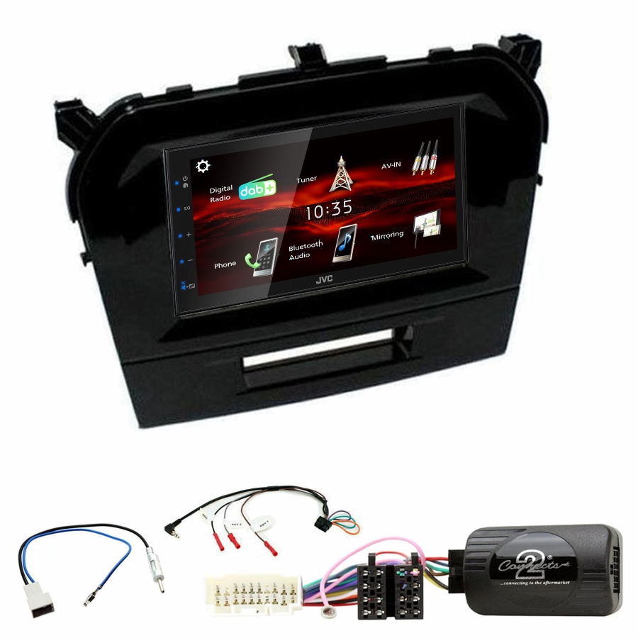 Autoradio JVC CarPlay Suzuki Vitara de 04/2015 à 2020 + Kit complet