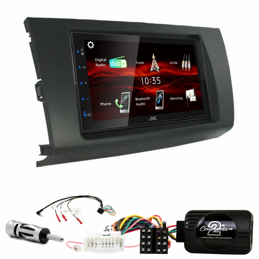Autoradio JVC CarPlay Suzuki Swift de 02/2005 à 08/2010 + Kit complet