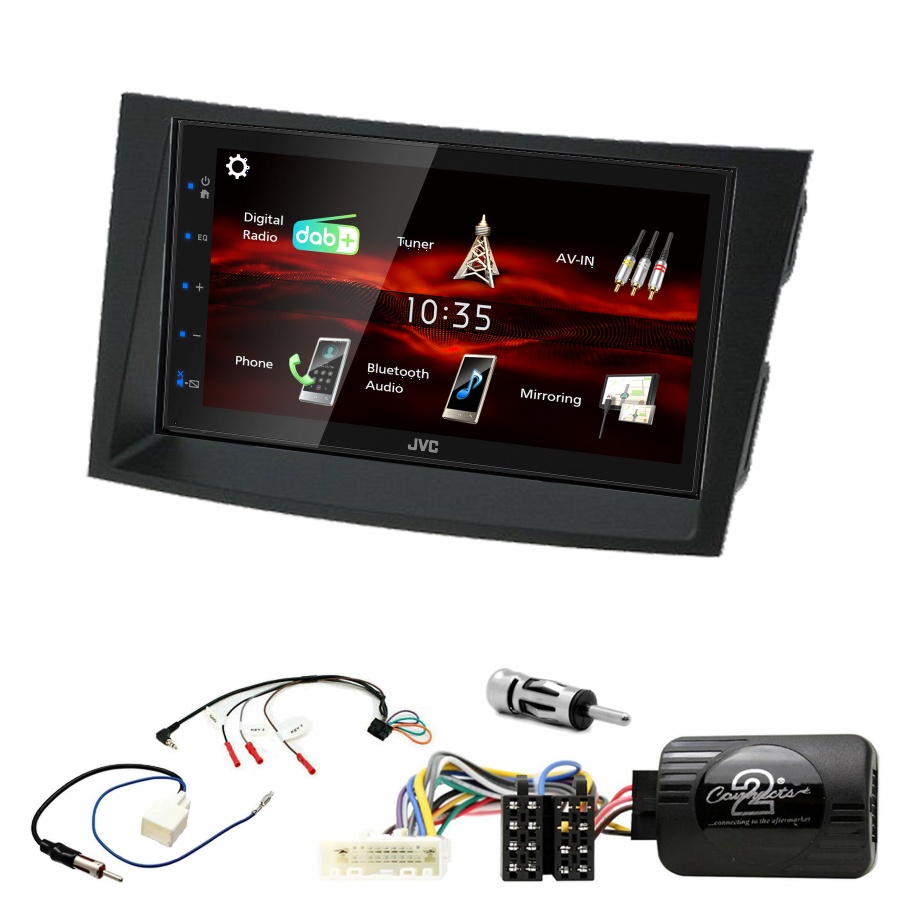 Autoradio JVC CarPlay Subaru Outback et Legacy de 2009 à 2014 + Kit complet