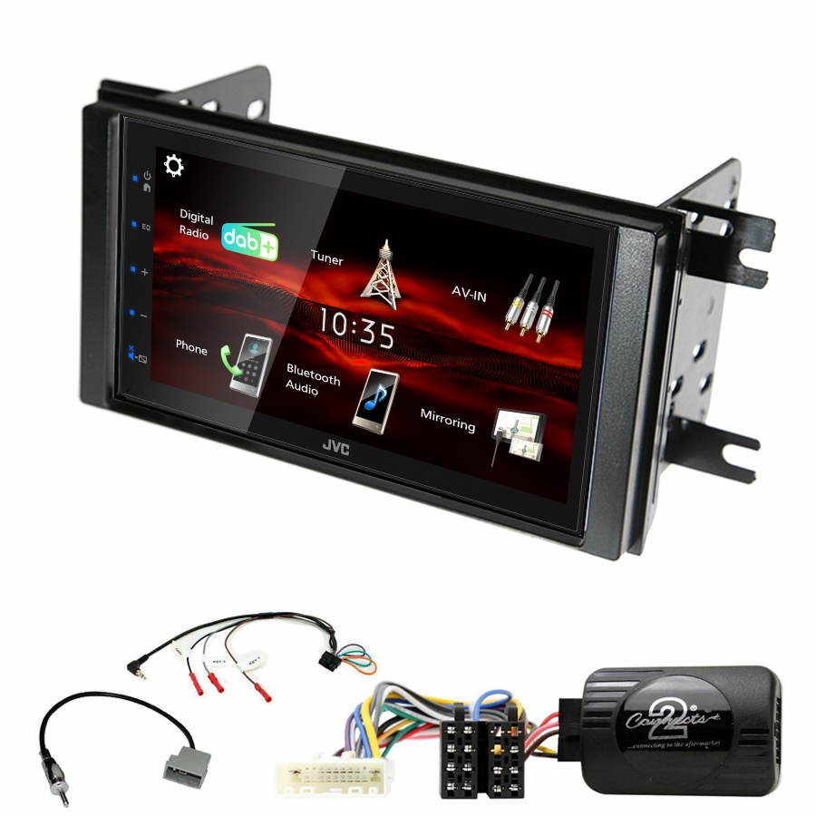 Autoradio JVC CarPlay Subaru Impreza de 2007 à 2012 + Kit complet