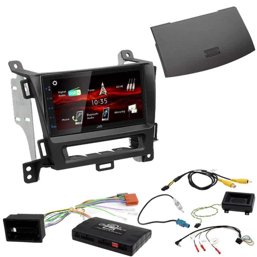 Autoradio JVC CarPlay Opel Zafira Tourer de 01/2012 à 2016 + Kit complet