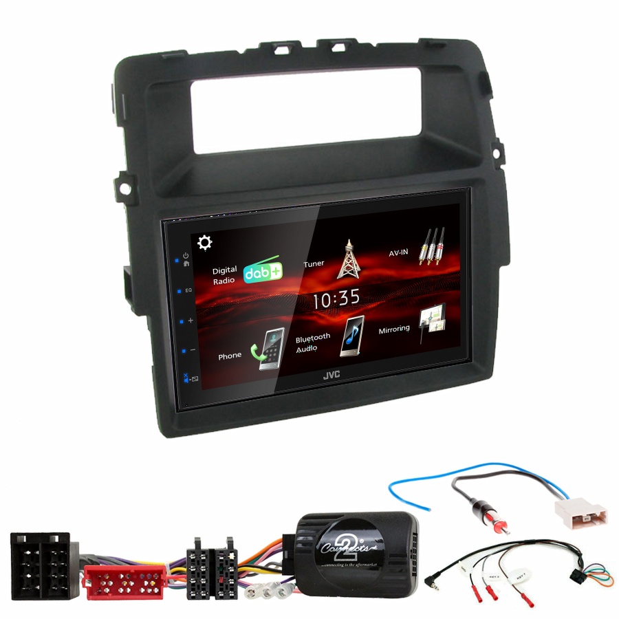 Autoradio JVC CarPlay Opel Vivaro de 2006 à 2014 + Kit complet