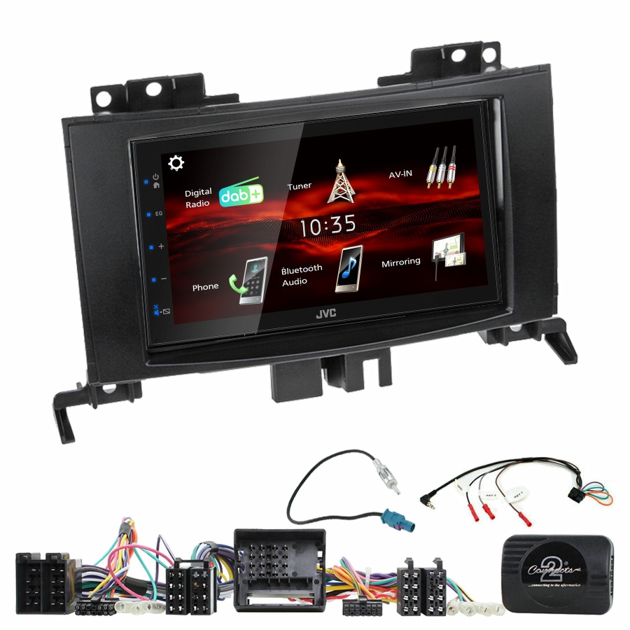 Autoradio JVC CarPlay Volkswagen Crafter de 04/2006 à 2016 + Kit complet
