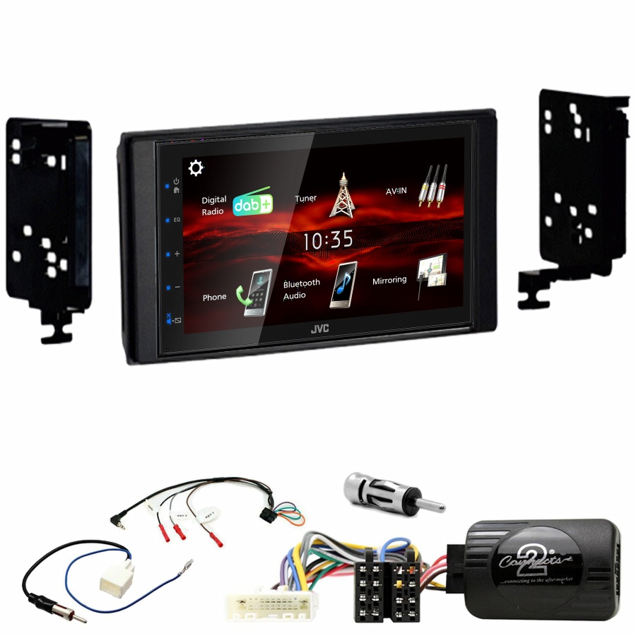 Autoradio JVC CarPlay Subaru Impreza, Forester et XV + Kit complet