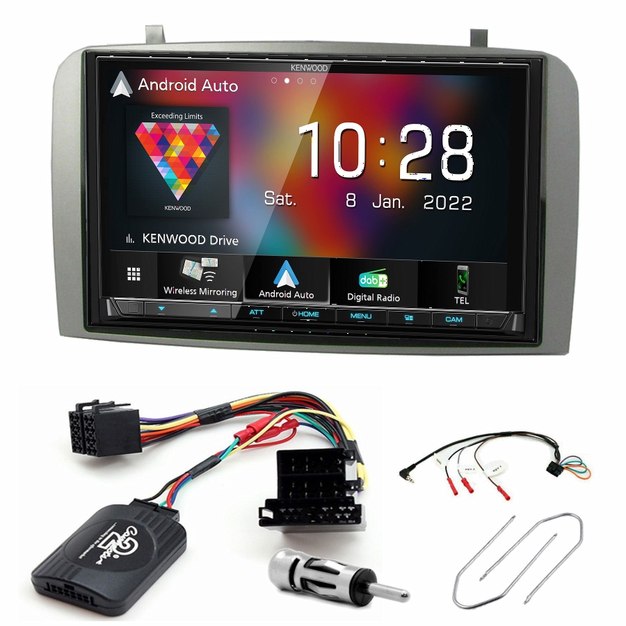 Autoradio Kenwood CarPlay GPS Alfa Romeo 147 et GT - Kit complet