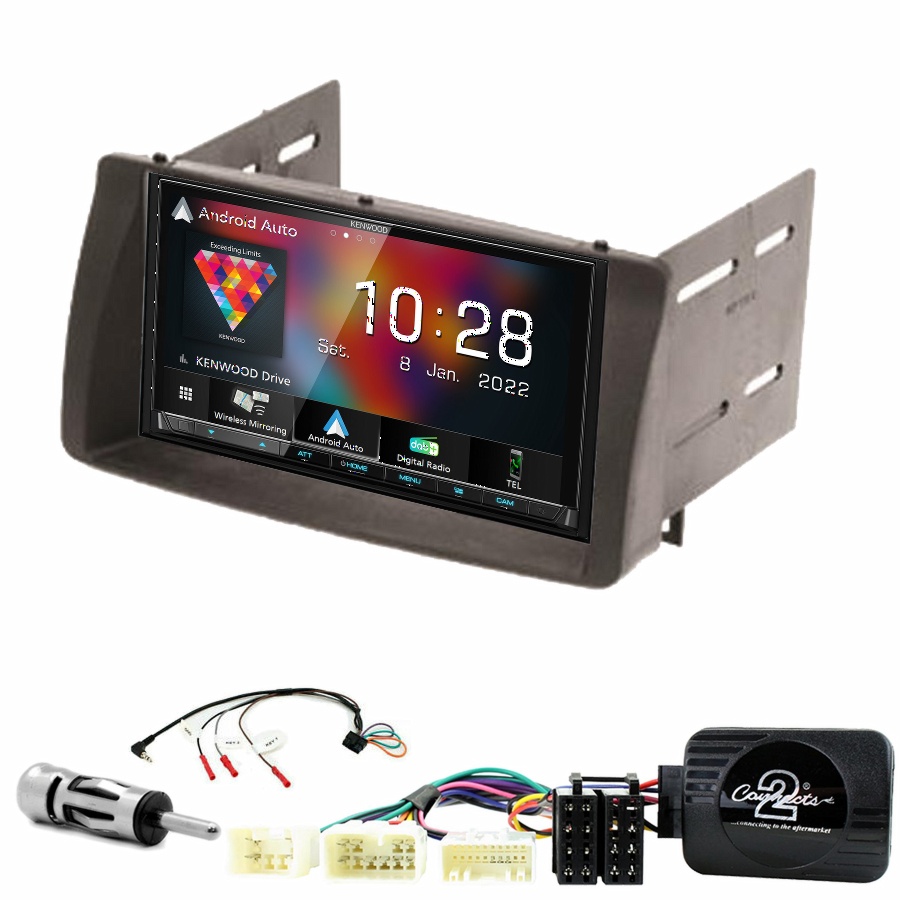 Autoradio Kenwood CarPlay GPS Toyota Corolla de 2002 à 2006 - Kit complet