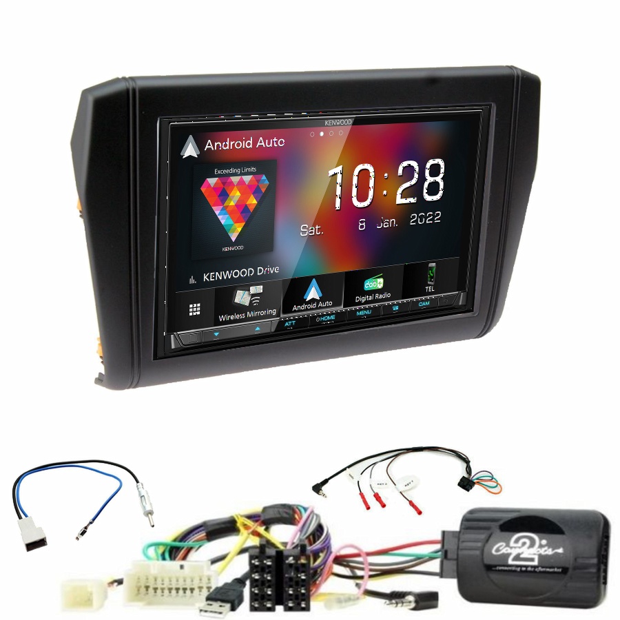 Autoradio Kenwood CarPlay GPS Suzuki Swift depuis 2017 - Kit complet