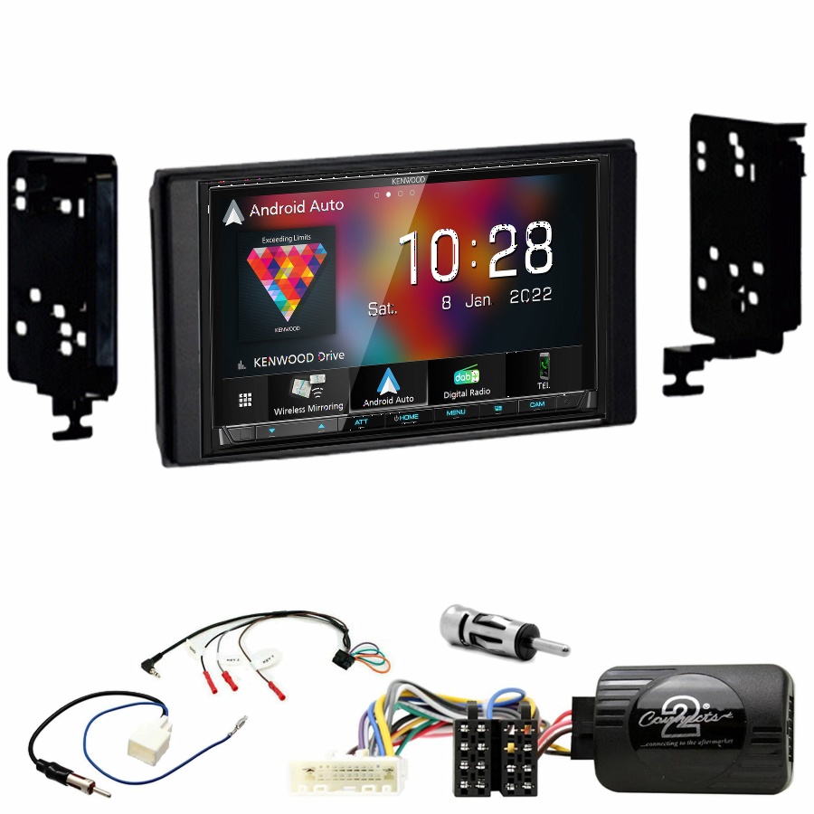 Autoradio Kenwood CarPlay GPS Subaru Impreza, Forester et XV - Kit complet